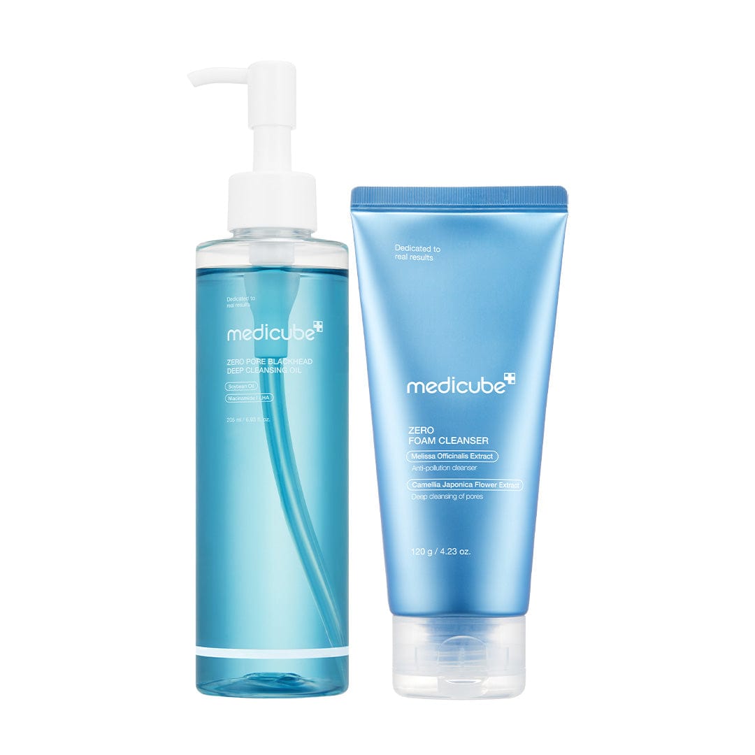Cleansing Oil + Foam Cleanser (NEW) Zero Pore Blackhead Deep Cleansing Oil