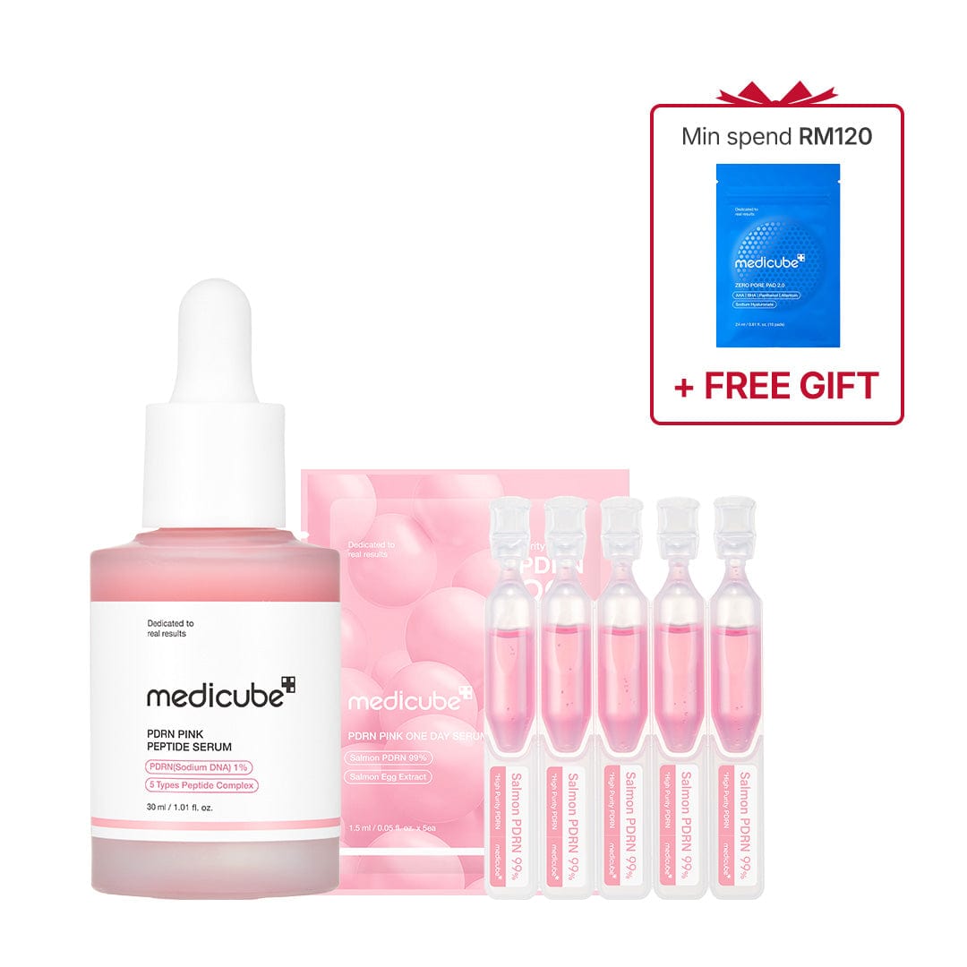Pink Serum Set (+PDRN One Day Serum) PDRN Pink Peptide Brightening Glow Serum