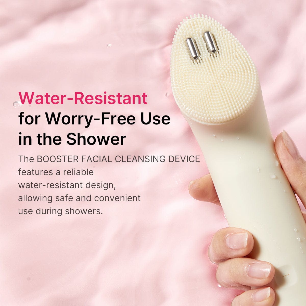 AGE-R Booster Facial Cleansing Device (Mini Plus + Cleansing Head)