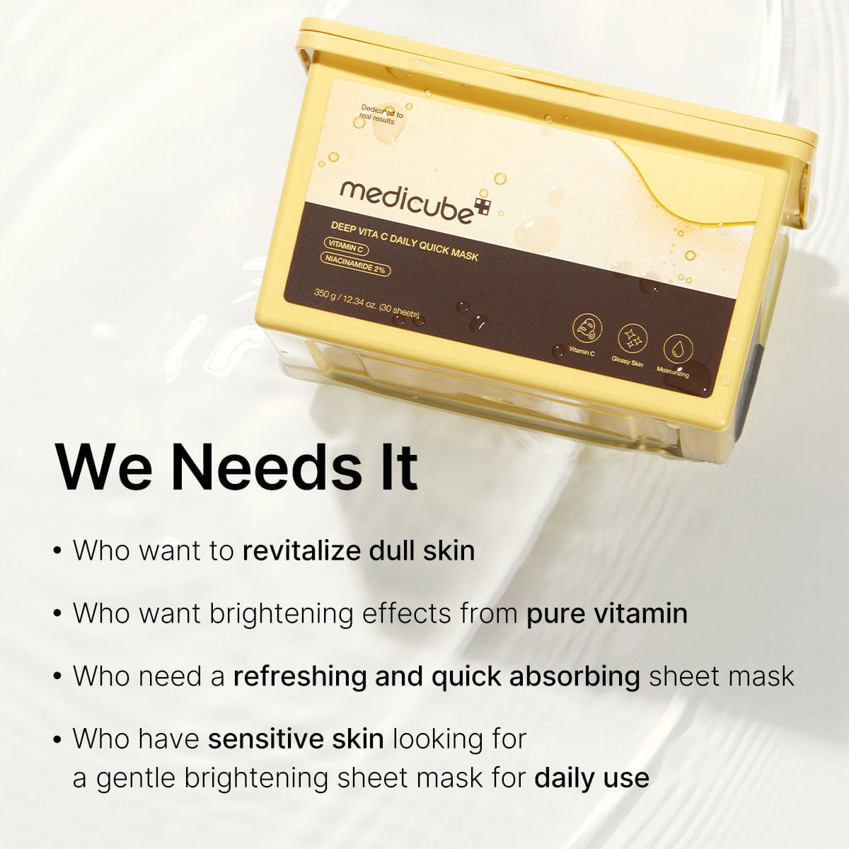 Deep Vita C Daily Quick Mask (30 Sheets)