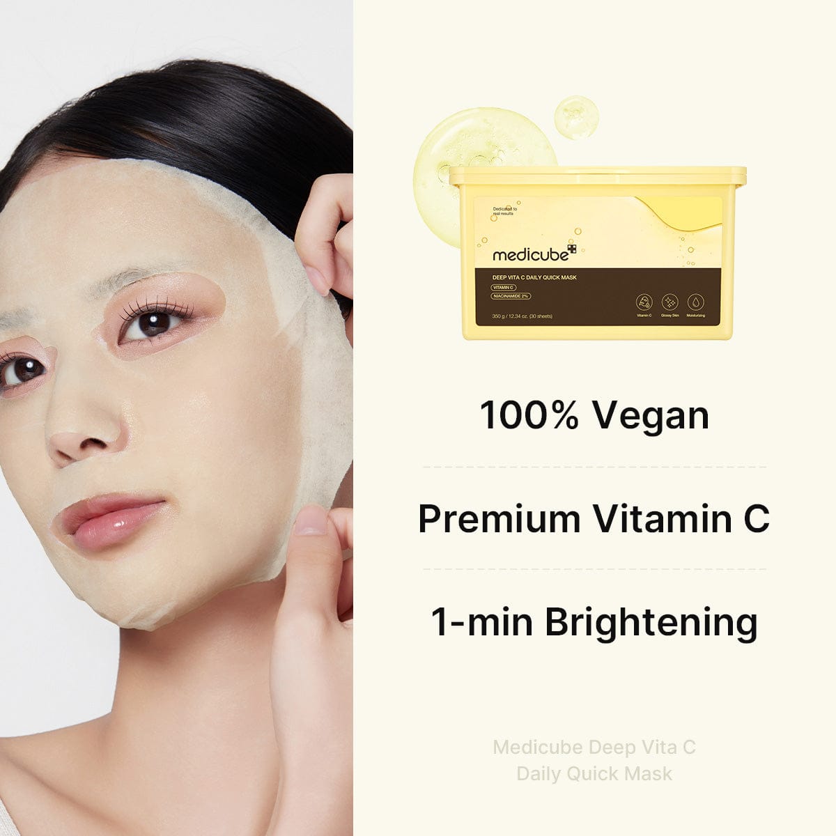Deep Vita C Daily Quick Mask (30 Sheets)