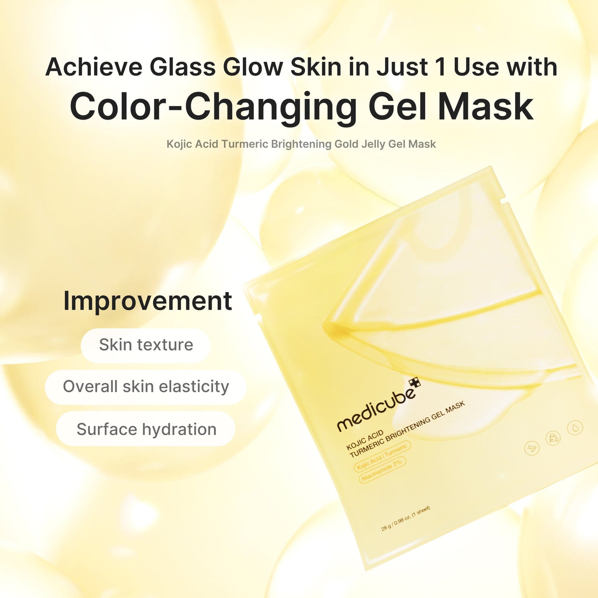 (NEW) Kojic Acid Turmeric Brightening Gel Mask