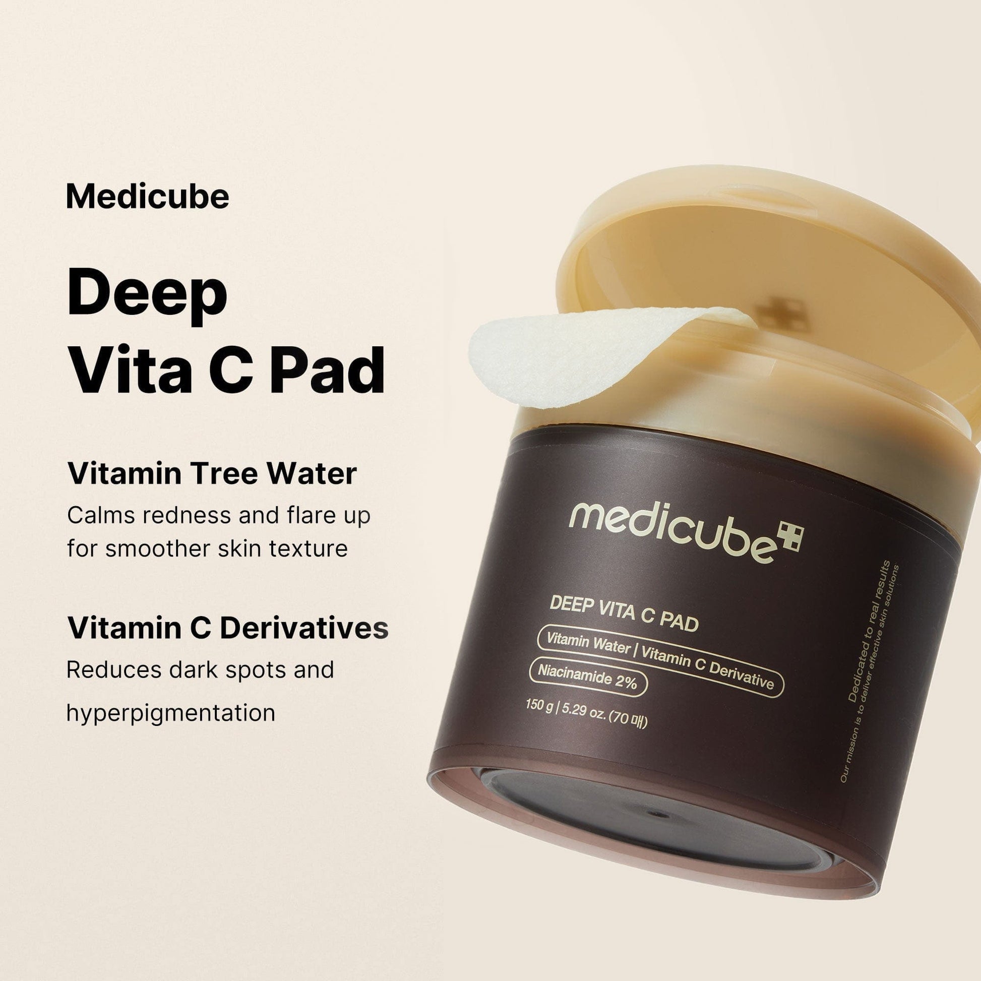 [No.1 Dark Spot Brightening Toner Pad] Deep Vita C Pad