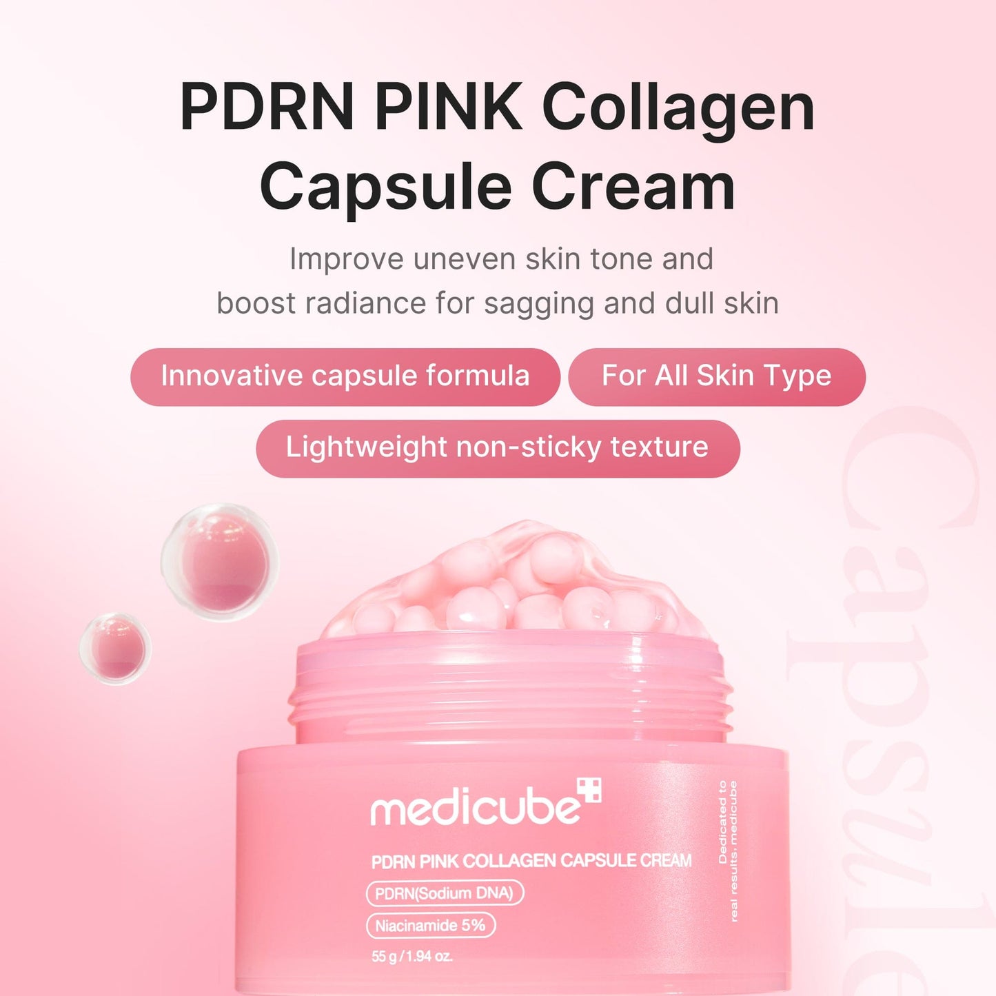 PDRN Pink Collagen Capsule Cream