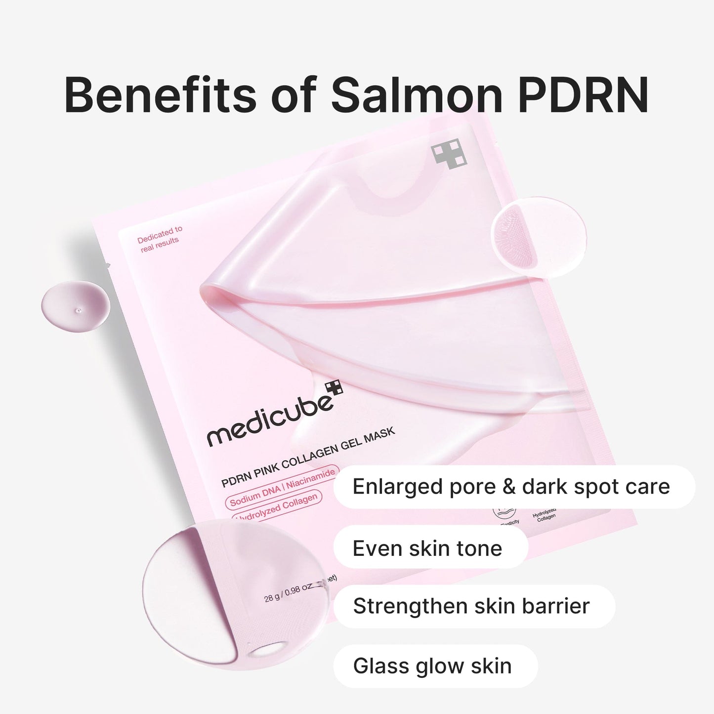 PDRN Pink Collagen Gel Mask 4ea