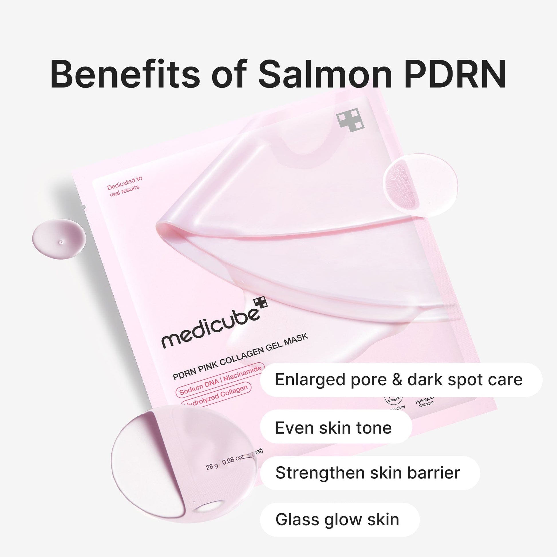 PDRN Pink Collagen Gel Mask 4ea