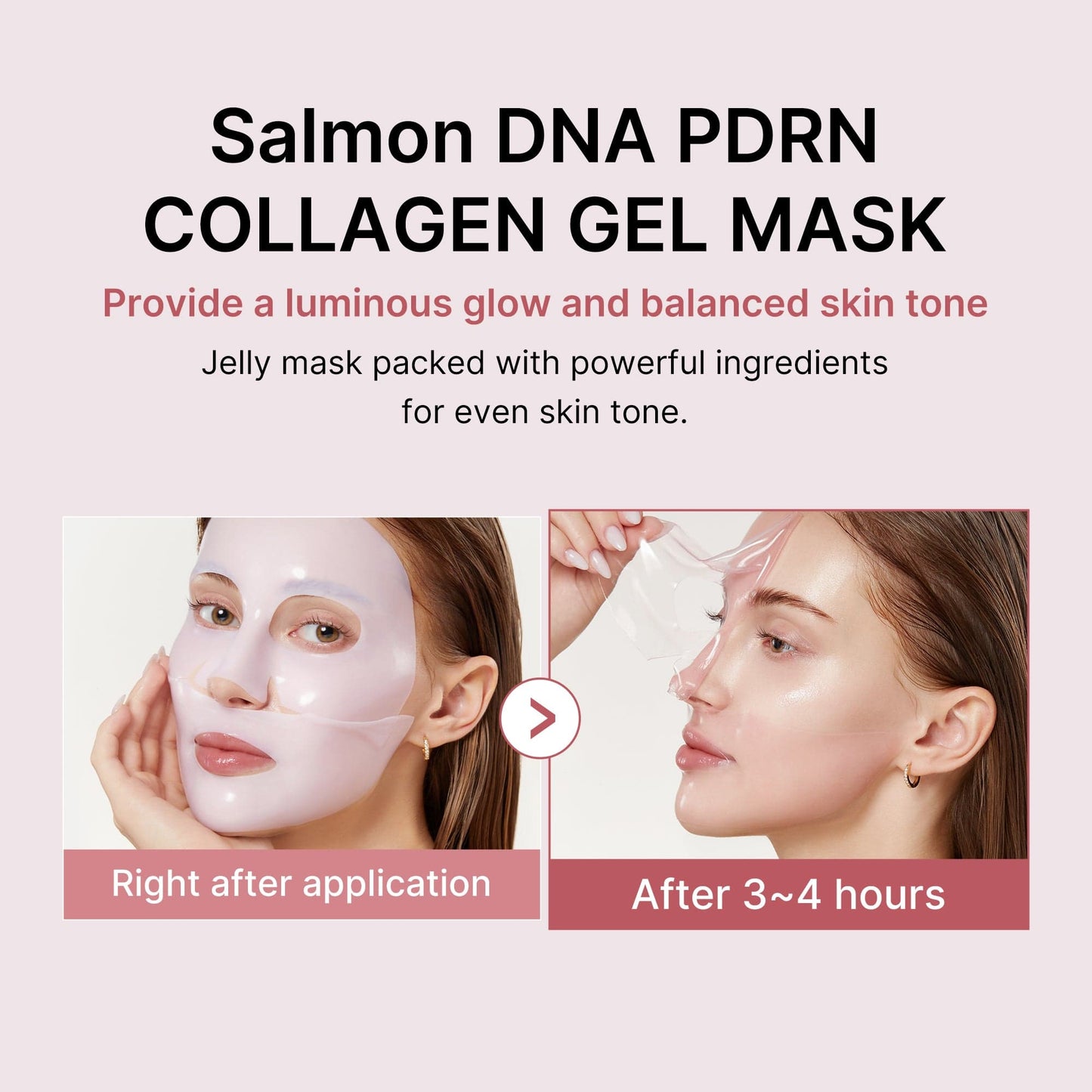 PDRN Pink Collagen Gel Mask 4ea