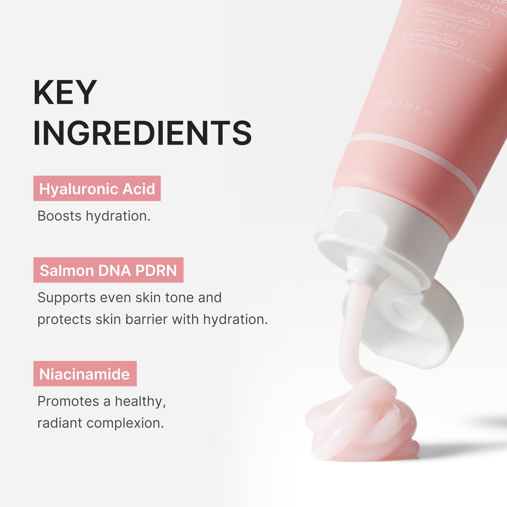 PDRN Pink Hyaluronic Moisturizing Cream