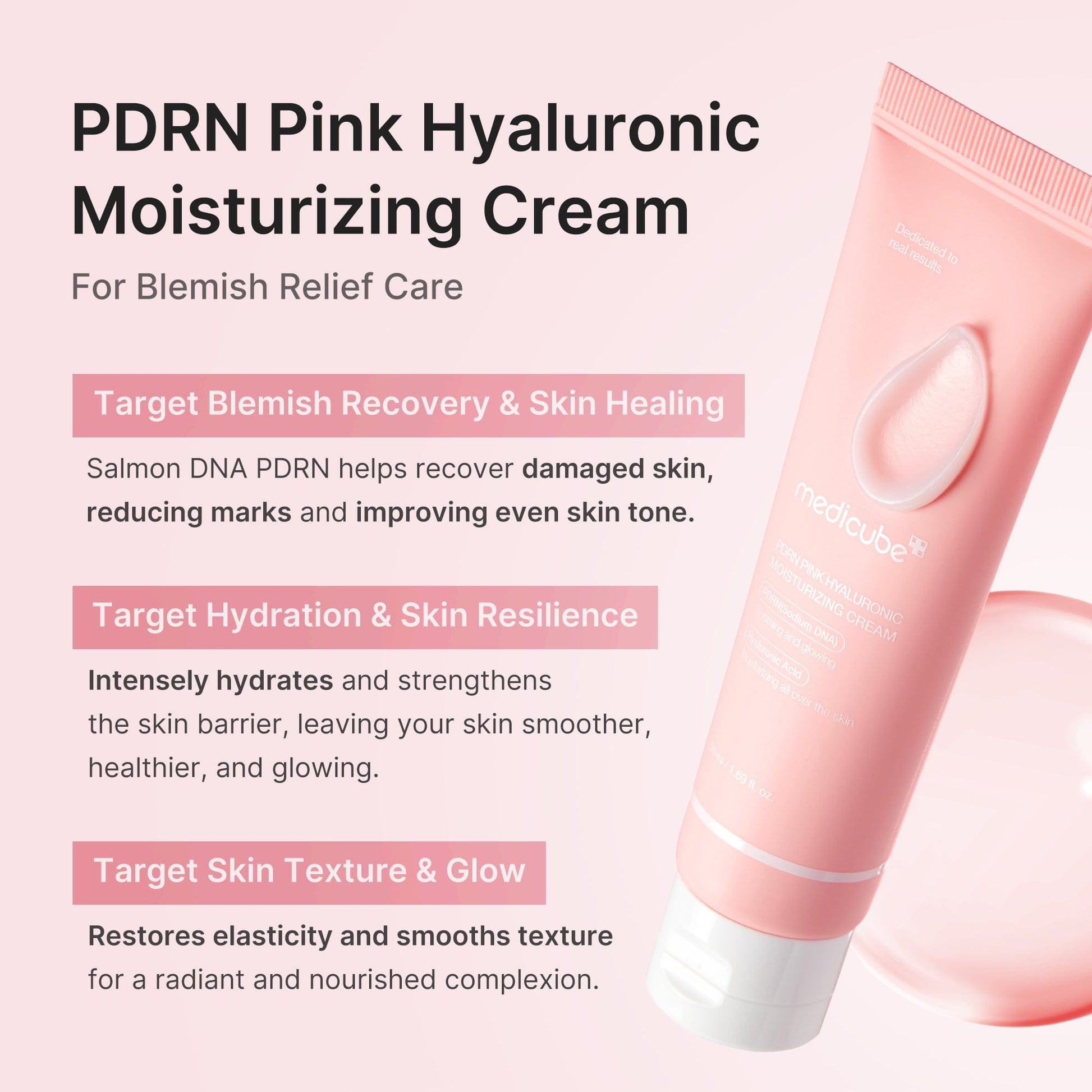 PDRN Pink Hyaluronic Moisturizing Cream