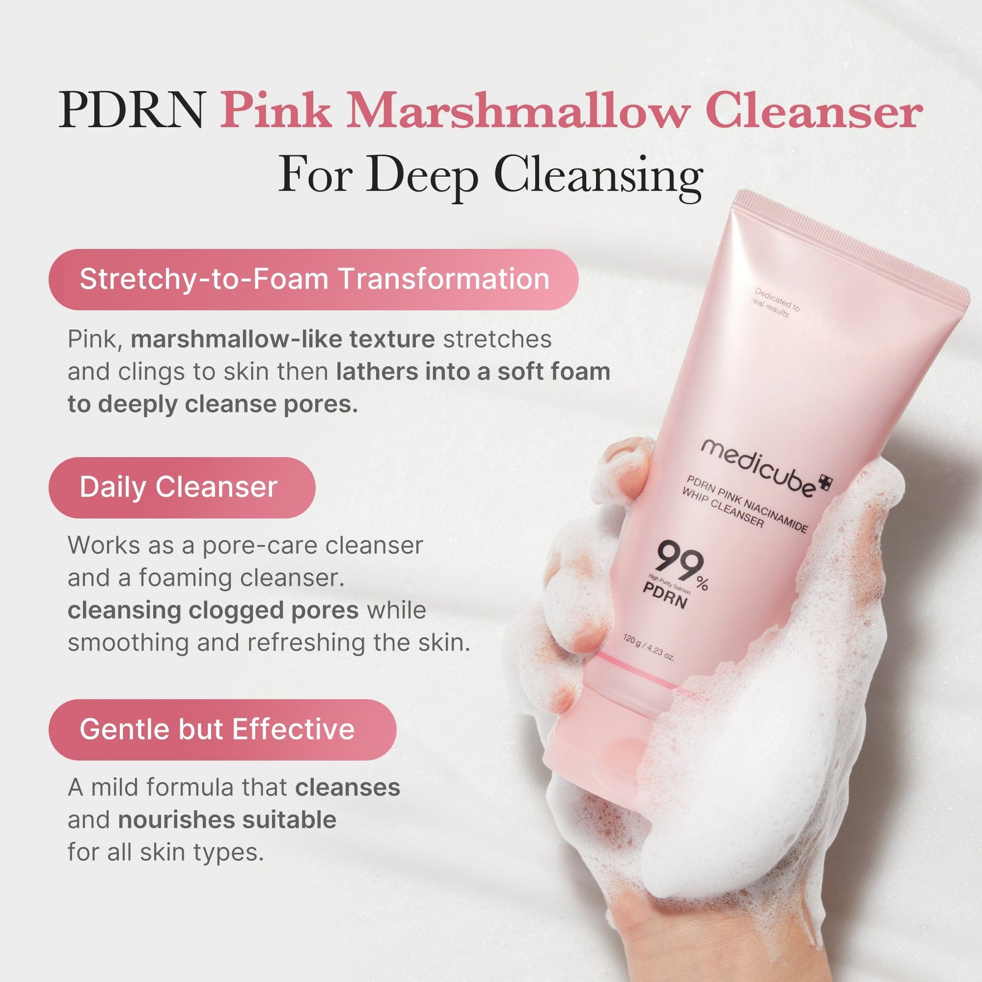 PDRN Pink Whip Cleanser