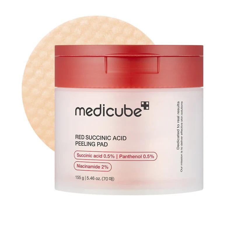 Single Bottle 🎁 Red Succinic Acid Acne Peeling Pads (100% off)