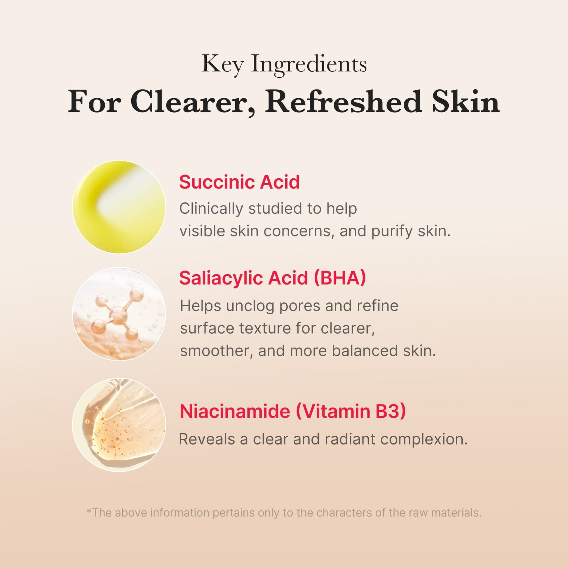 Red Succinic Acid Acne Peeling Pads