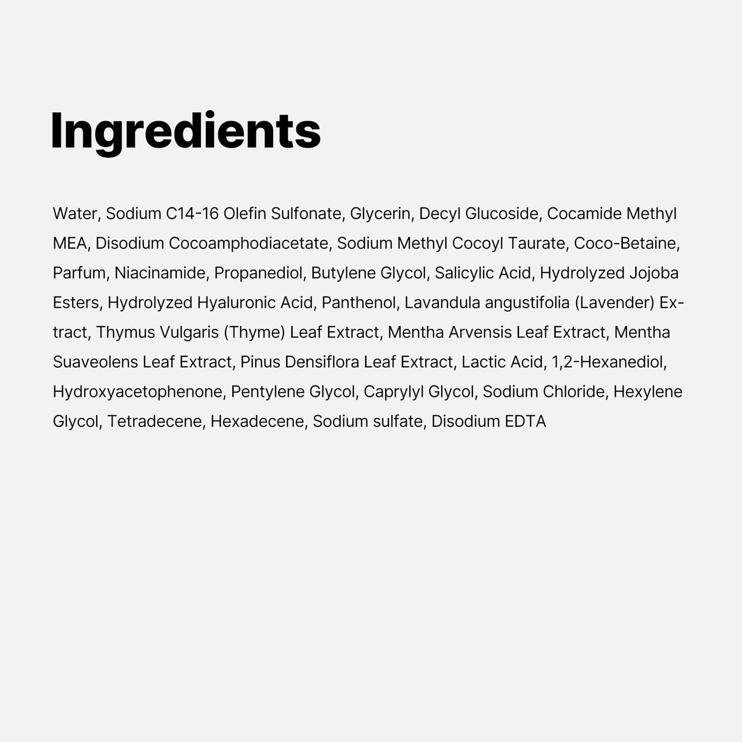 [Salicylic Acid Body Cleanser] Red Acne Body Wash