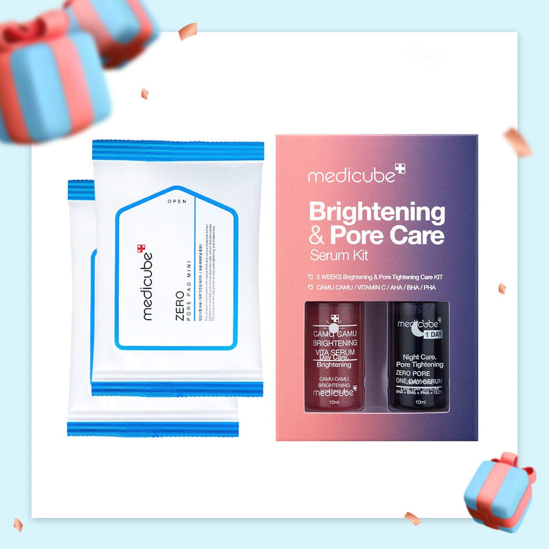 (gift)Zero Pore Pad Mini (2ea) + Brightening&Pore Care Serum Kit